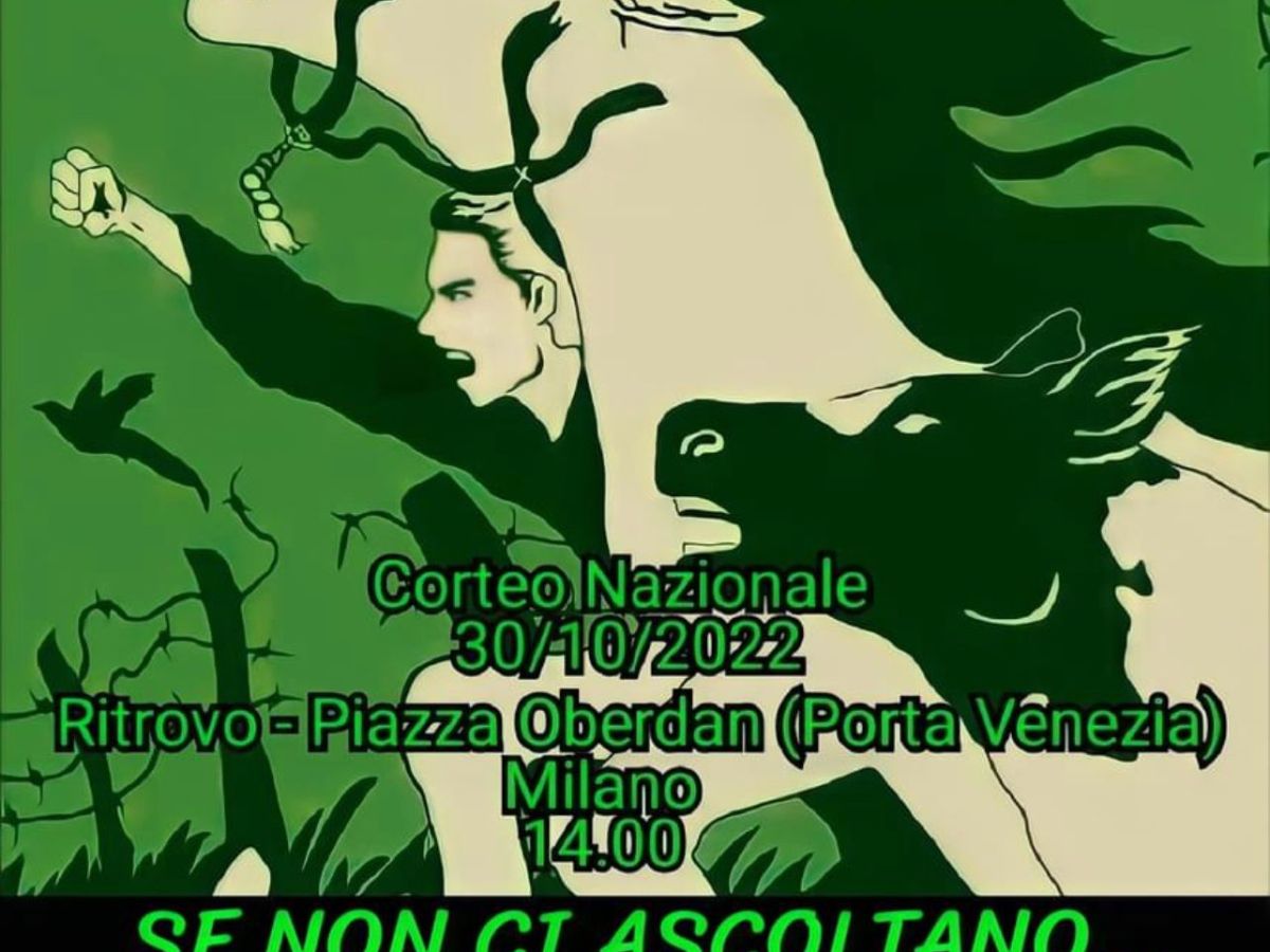 Corteo Nazionale – Milano – Vegan for Animals and Planet